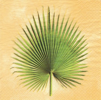 Palm Leaf - beige (E-2)