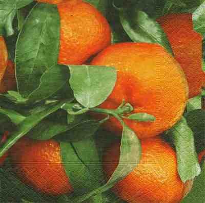 Oranges with green